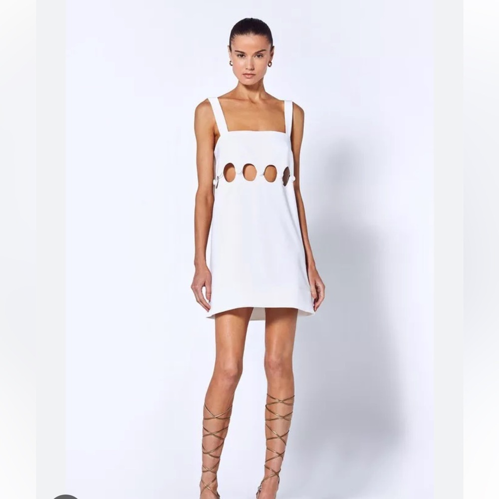 Alexis Baring Dress White